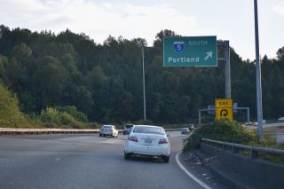 I-405 south ends at the ramp for I-5 south. SR 518 extends 3.40 miles west
