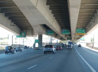 U.S. 30 east joins I-5 south from the north end of I-405 in Portland, OR