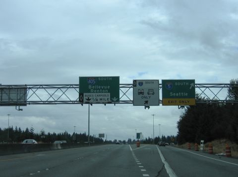SR 525 south at I-5/405 in 2006