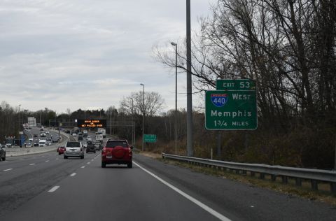 1.75 miles south of I-440 west on I-24 west in Nashville, TN