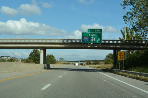 I-70/US 40/K-4 east at I-470/US 75 - Topeka, KS