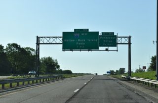 I-74 east at I-474 - East Peoria, IL