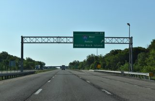 I-74 east at I-474 - East Peoria, IL
