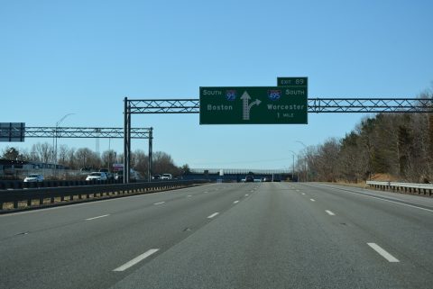 I-95 south at Route 286/I-495 - Salisbury, MA