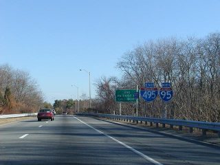 I-495 north at Route 110/I-95 - 2001