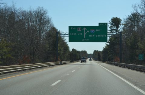 I-495 south at I-195/Route 25 - Wareham, MA