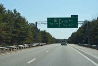 I-495 south at I-195/Route 25 - Wareham, MA