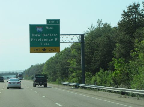 Route 25 west at I-195/495 - Wareham, MA