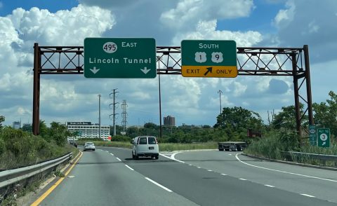 Route 495 east at Route 3 - North Bergen Twp, NJ