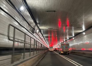 Route 495 east - Lincoln Tunnel