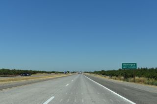 I-505 north connects with I-5 ahead of Dunnigan, CA