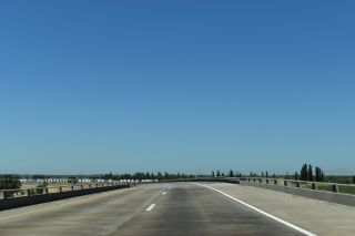 The north end of Interstate 505