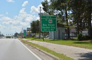 SR 21 south at I-516 - Garden City, GA