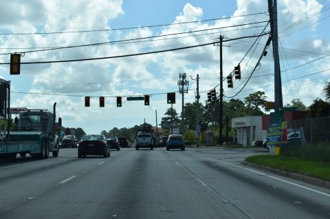 I-516/GA 21 east at Montgomery St - Savannah, GA