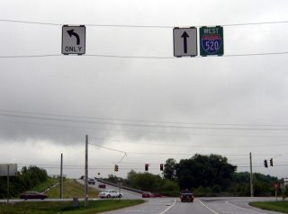 SR 28 at I-520 temporary east end - 2003