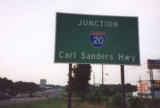 SR 232 south at I-20/520 - Augusta, GA 2001