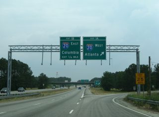 SR 232 south at I-20/520 - Augusta, GA 2007