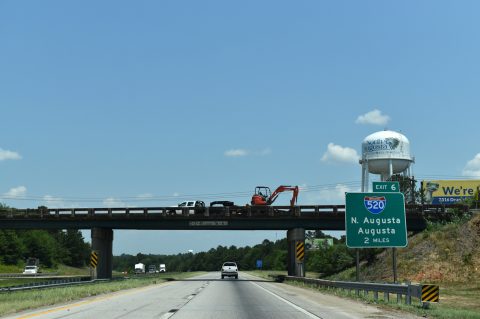 I-20 east at I-520 - North Augusta, SC