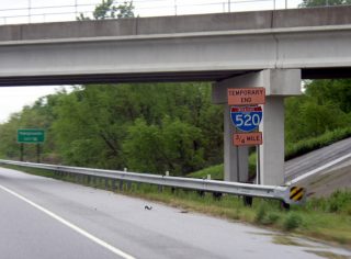 I-520 temporary end at SR 28 - 2003