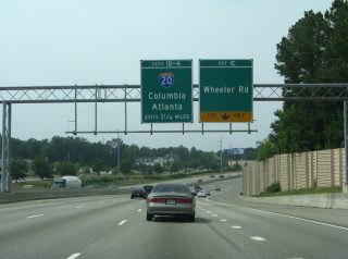 I-520 west at I-20 - 2007