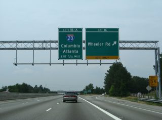 I-520 west at I-20 - 2007
