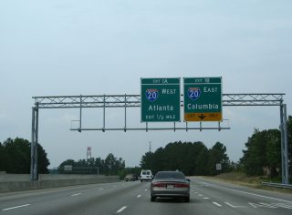 I-520 west at I-20 - 2007