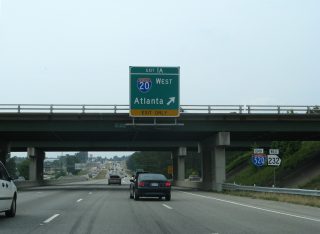 I-520 west at I-20 - 2007