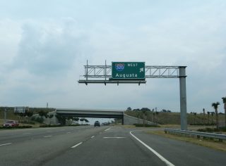 US 1/78/278 east at I-520 - North Augusta, SC