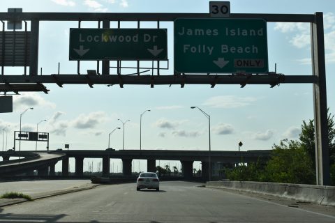 Lockwood Dr north at S.C. 30 - Charleston