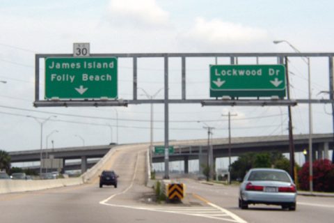 Lockwood Dr south at S.C. 30 - Charleston