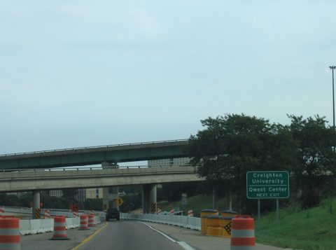 I-480/US 75 north at North Fwy - Omaha, NE