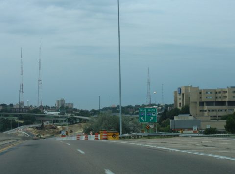 US 75/North Fwy south at I-480 - Omaha, NE
