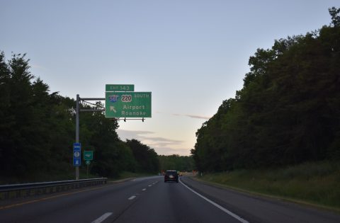 I-81/US 220 south at I-581 - Roanoke, VA