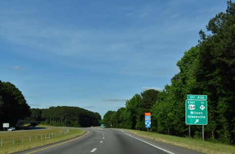 US 64/264 east split - Zebulon, NC