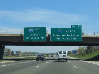 I-390 north at I-590 - 2005