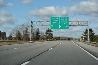 I-590 west at Winton Road, one mile from I-390 in Brighton, NY.