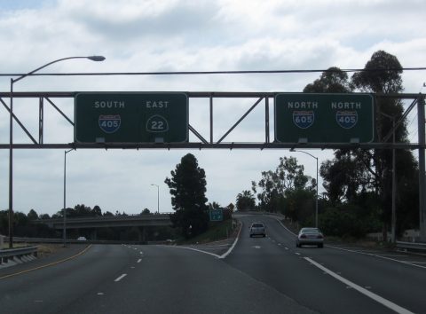 SR 22 east at I-405/605 - Seal Beach, CA