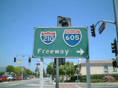 Huntington Dr east at I-605 - Duarte, CA