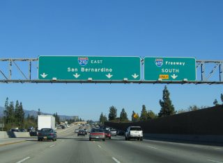 I-210 east at I-605 - 2004