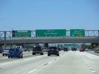 I-405/SR 22 north at I-605 - Seal Beach, CA