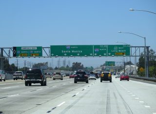 I-405/SR 22 north at I-605 - Seal Beach, CA