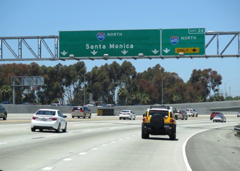 I-405/SR 22 north at I-605 - Seal Beach, CA