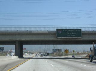 I-605 north at I-205 - Irwindale, CA