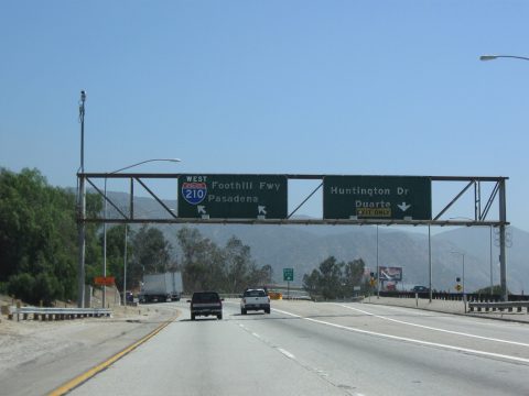I-605 north at I-205 - Irwindale, CA