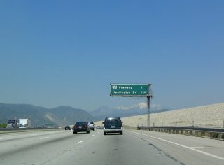 I-605 north at I-205 - Irwindale, CA