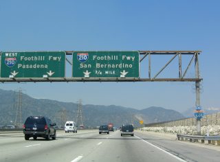 I-605 north at I-205 - Irwindale, CA