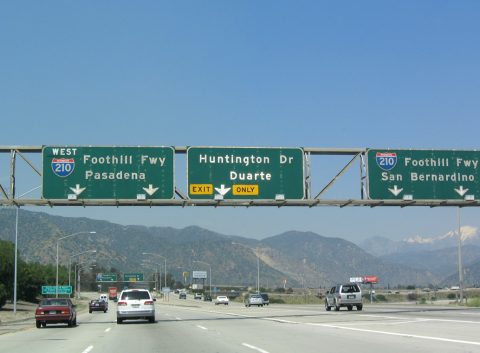 I-605 north at I-205 - Irwindale, CA