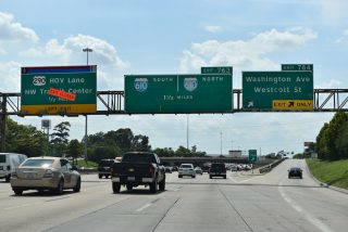 IH 10/Katy Fwy west at IH 610 - Houston, TX
