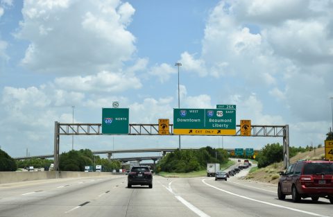IH 610 north at IH 10/US 90 - Houston, TX