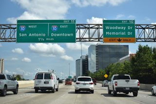 IH 610 north at IH 10/Katy Fwy - Houston, TX